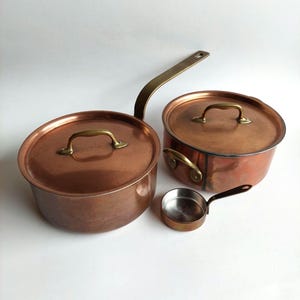 Ollas y sartenes de cobre vintage Inocuivre
