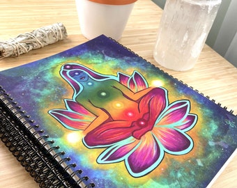 Meditation Gift Notebook: Chakra Harmony Art, Yoga Journal