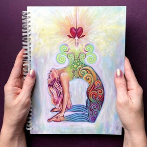 Yoga Teacher Gift Yoga Instructor Gift Yoga Journal Yoga Notebook Spiritual Gift Chakra Journal