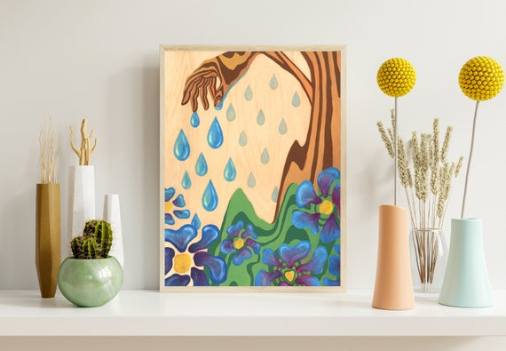 Mother Earth Art Mother Earth Wall Art Mother Earth Print Earth Mother Art Print Earth Goddess Print Mother Earth Wall Decor Nature Lover