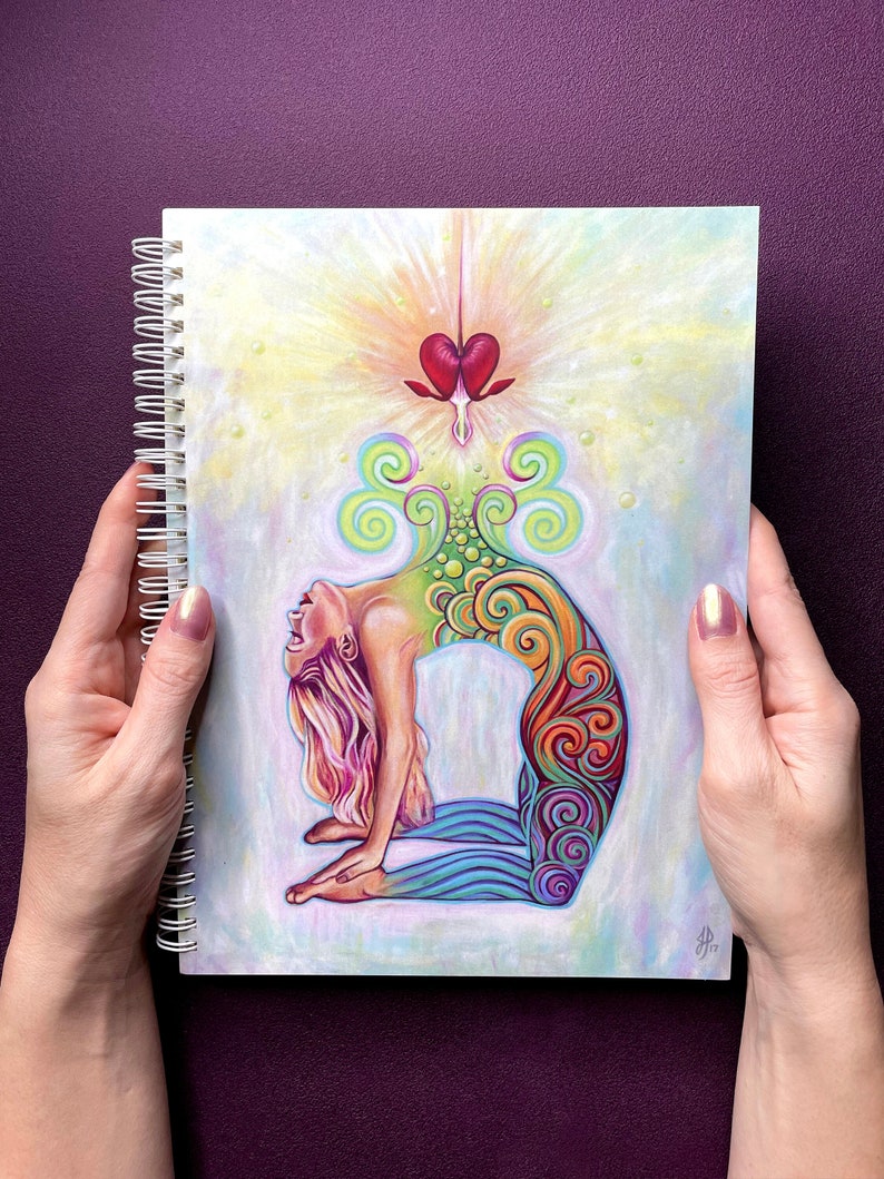 Yoga Teacher Gift Yoga Instructor Gift Yoga Journal Yoga Notebook Spiritual Gift Chakra Journal
