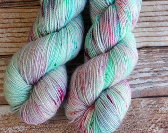 Mercedes - Lagoon - Hand Dyed Yarn - 80/20 Superwash BFL/Nylon