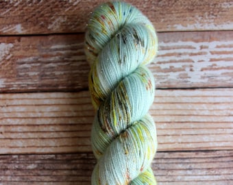 Brillante - Flora - Hand Dyed Yarn - 75/20/5 Superwash Merino/Nylon/Stellina Speckled Yarn, Yarn with Speckles, Indie Dyed Yarn, Sock Yarn