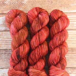 Mercedes - Sailor&#39;s Delight - Hand Dyed Yarn - 80/20 Superwash BFL/Nylon Speckled Yarn, Yarn with Speckles, Indie Dyed Yarn, Sock Yarn