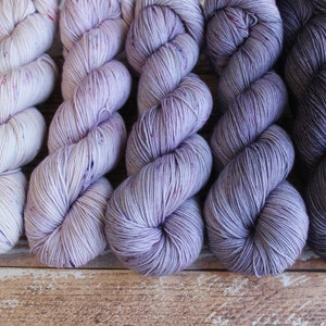 PREORDER Five Skein Fade Kit 3 Hand Dyed Yarn image 1