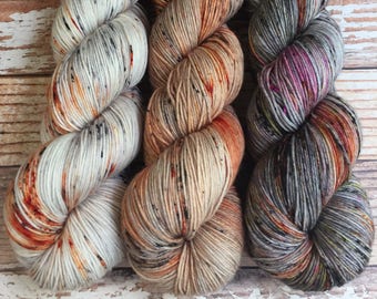 PREORDER - Three Skein Fade Kit - Phoenix - Hand Dyed Yarn