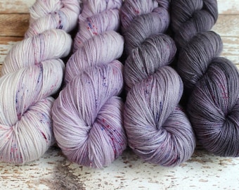 PREORDER - Comfort Fade Cardi Kit #4 - Hand Dyed Yarn - 100% Superwash Merino DK