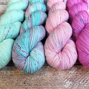PREORDER - Four Skein Fade Kit #1 - Hand Dyed Yarn