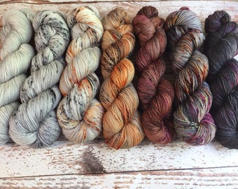 PREORDER - 7 Skein Fade Kit #1 - Hand Dyed Yarn