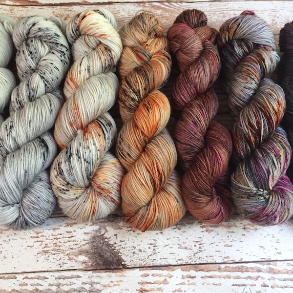 PREORDER - 7 Skein Fade Kit #1 - Hand Dyed Yarn