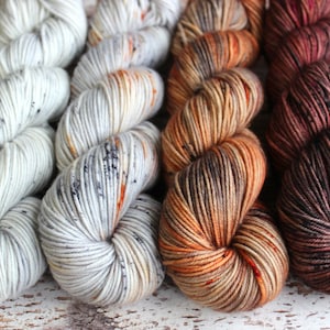 PREORDER - Comfort Fade Cardi Kit #3 - Hand Dyed Yarn - 100% Superwash Merino DK