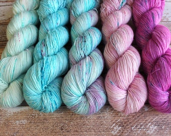 PREORDER - Five Skein Fade Kit #1 - Hand Dyed Yarn