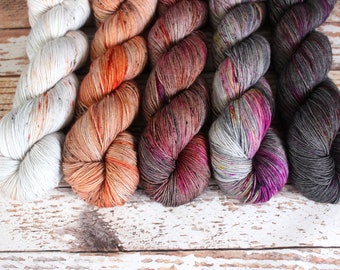 PREORDER - Five Skein Fade Kit #4 - Hand Dyed Yarn