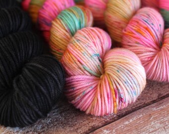 PREORDER - The Color Crazy Cowl Girl - Hand Dyed Yarn