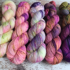 PREORDER - Five Skein Fade Kit #5 - Hand Dyed Yarn