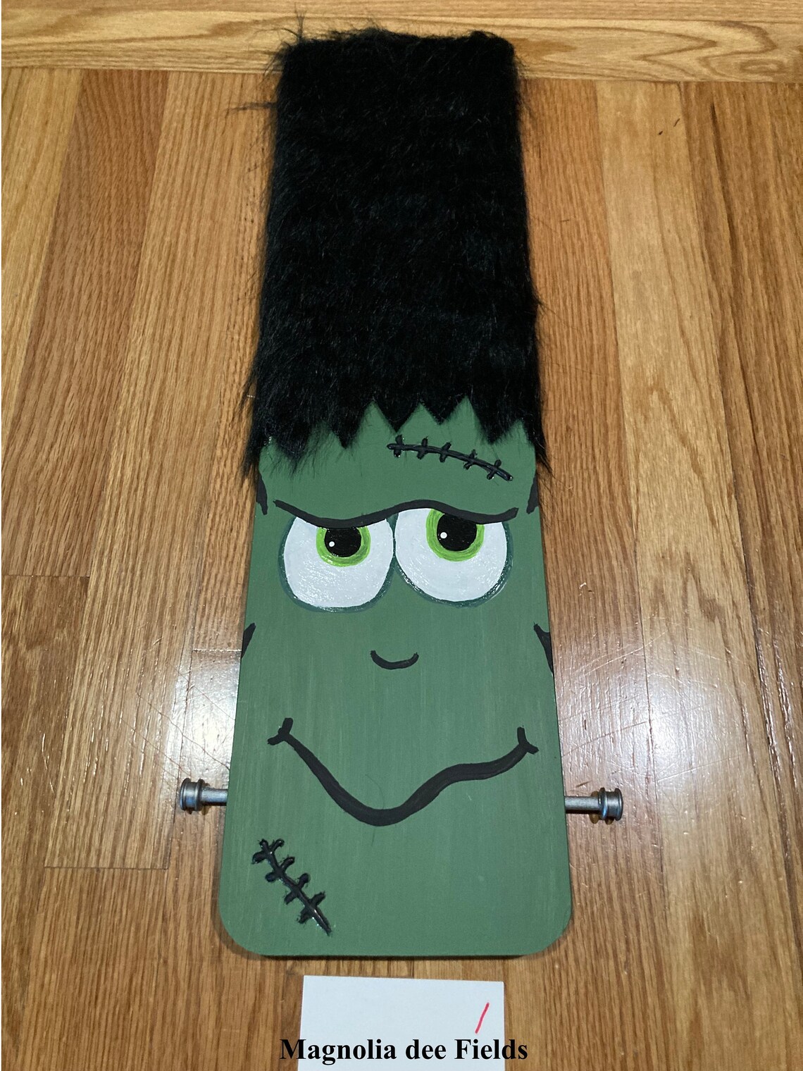 Frankenstein Wall Hanging Repurposed Fan Blade Etsy