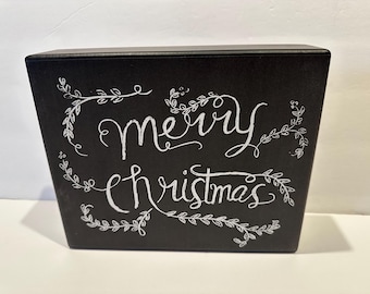 Jozie B Merry Christmas Decor or Wreath Sign