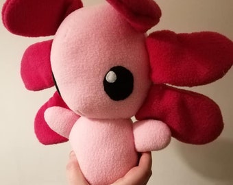 Cute Chibi Axolotl Plush - Made to Order -