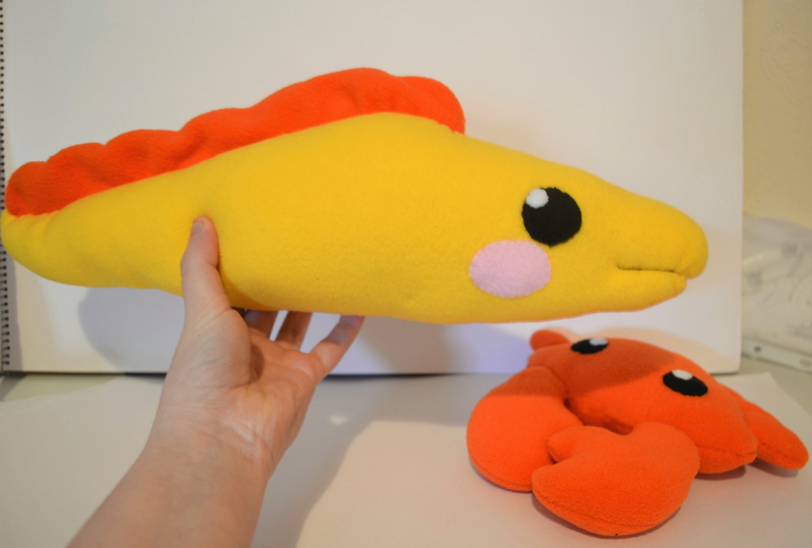 Chibi Moray Eel Reef Fish Plush Etsy UK
