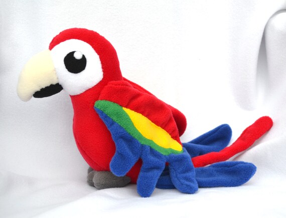 Chibi Parrot Scarlet Macaw Amazon Jungle Bird Plush Etsy Chibi Parrot Scarlet Macaw Amazon Jungle Bird Plush Etsy