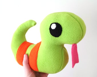 Chibi Striped Snake Plush