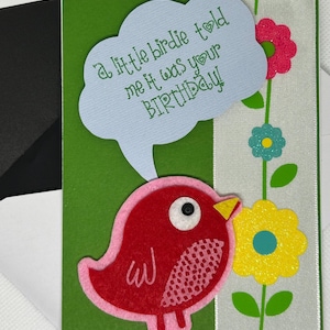 Geburtstag-Ein kleiner Piepmatz hat mir gesagt, dass es dein Geburtstag ist-Geburtstagskarten-Set 4