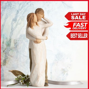 Willow Tree Together, For those who have found their true partner in love and life, Sculpted Hand-Painted Figure, Valentine's Day Gifts