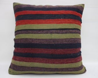 28x28 White Pillow Throw Pillow Boho 12x42 burgundy pillow striped pillow