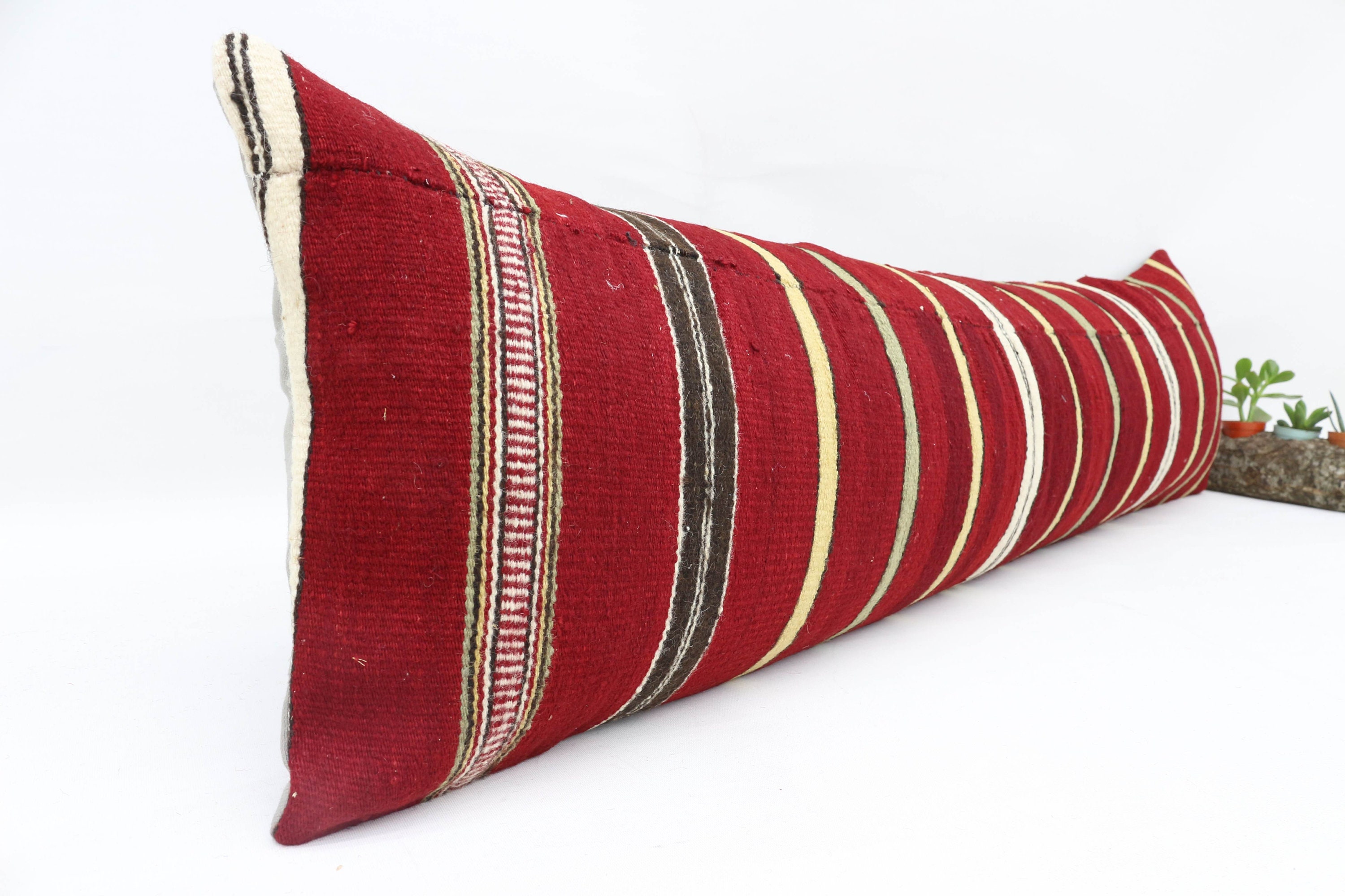12x48 Kilim Pillow Needlepoint Wool Pillow Neck Pillow Etsy