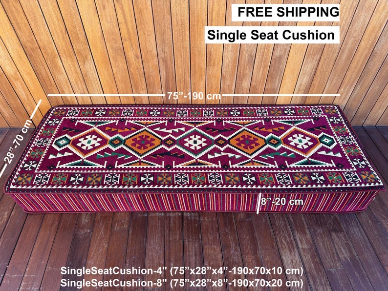 Turkish Sofa, Floor Seating Set, Floor Cushion, Arabic Sofa, Traditional Floor Set, Arabic Cushion, Couch Pillow, Kilim Pillow, Modular Sofa image 5