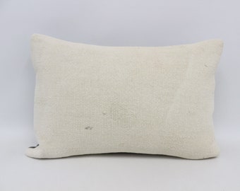 Housses de coussin, housse de coussin Kilim, housse de coussin, housses de coussin blanc 16 x 24, coussin plat, étui de coussin de jardin, coussin coloré, 4636