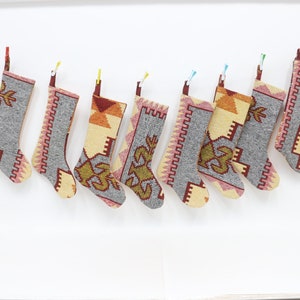 Kilim Stockings, Christmas Kilim Stockings, Family Stockings, Christmas Decor, Family Christmas Stockings, Rustic Christmas Decor,