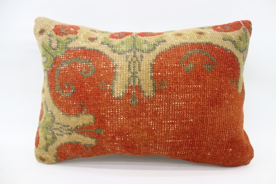 lumbar kilim pillow handwoven kilim pillow Turkish Anatolia hemp kilim pillow white kilim pillow couch kilim pillow sofa pillow cover Ag-1