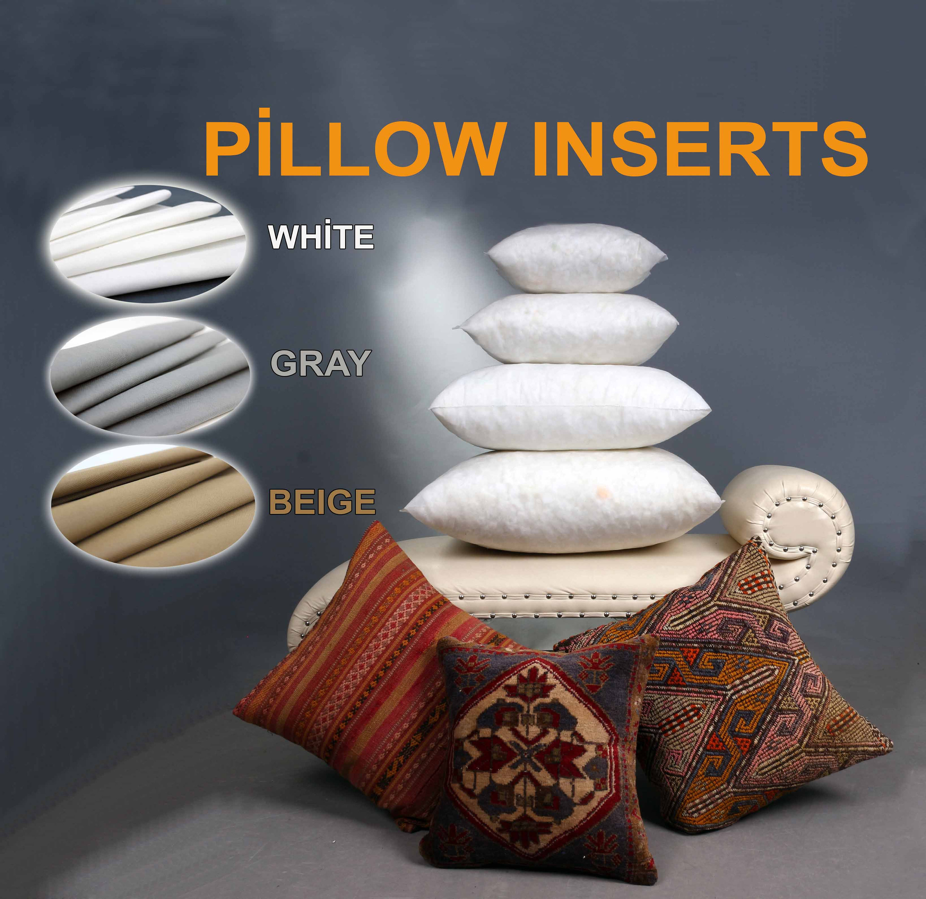 24x24 pillow insert poly fill pillow insert kilim pillow ...