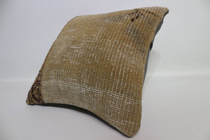 40x40 brown pillow decorative pillow bohemian carpet pillow home decor 16x16 cushion cover handwoven sham 16x16 throw pillow SP4040-4408