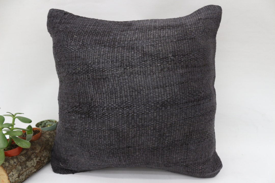 Outdoor Kilim Pillow 16x16 Tribal Pillow Hemp Pillow Pillow Etsy
