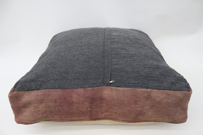 Flat Kilim Pouf,Floor Puff,24x24x6 Pear Seat,Beige Pouf,Pear Pouf,Floor Pillow Cover,Garden Pouf Pillow,Square Puffs SP606015 267