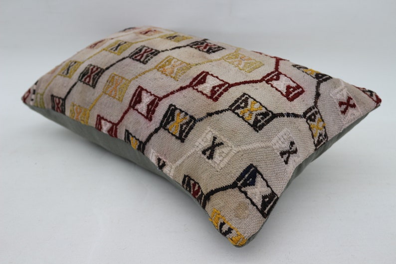 Wholesale Pillow,Throw Pillow SP3050 3328 Turkish Kilim Pillow Yellow Pillow 12x20 Organic Pillow Lumbar Pillow Covers Patterned Pillow