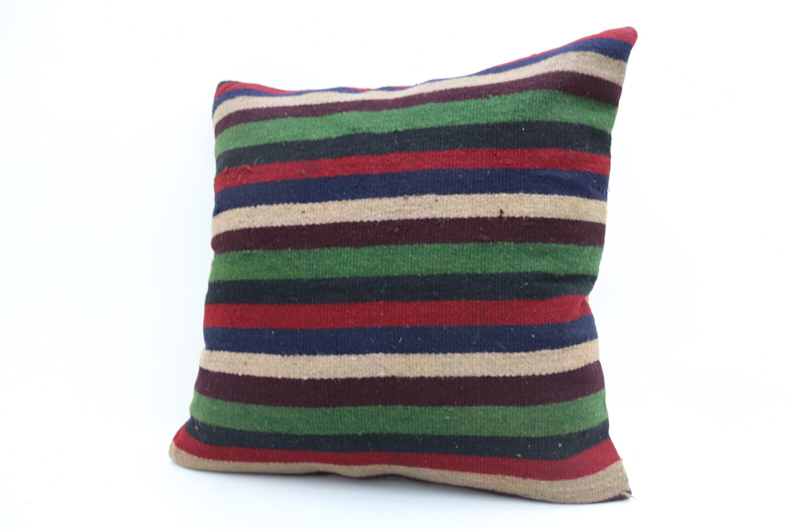 28x28 Multicolored Pillow Throw Pillow Sofa Pillow Kilim Etsy