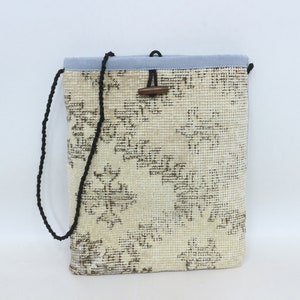 Women Casual Kilim Bag, Handmade Rug Bag, Best Gift For Her, Woven Bag, 11x14, Shoulder Kilim Bag, Anatolian Bag, Traditional Kilim Bag,