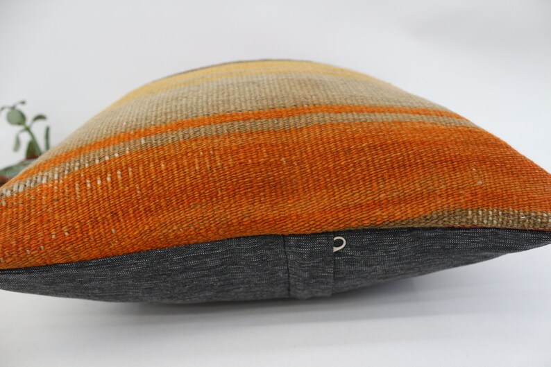 Gift Pillow SP4040 9497 Striped Pillow Yellow Pillow 16x16 Cover,Wholesale Pillow,Kussenhoe,Natural Pillow,Handmade Pillow,Turkish Pillow