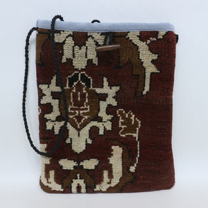 Travel Bag, Woman Kilim Bag, Handmade Kilim Bag, Beach Bag, Turkish Bag, 11x14, Handmade Bag, Chic Bag, Best Gift For Her, Travel Bag