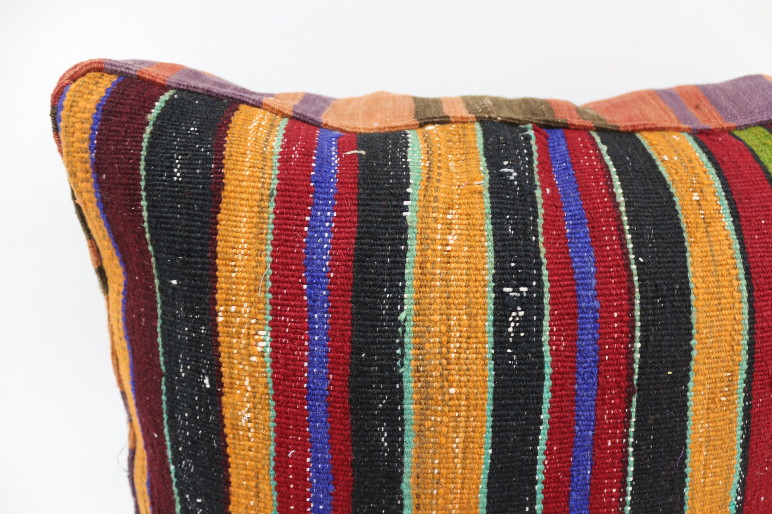 Kilim Pouf Cover Floor Kilim Pouf 24x24x6floor Pillow Etsy UK