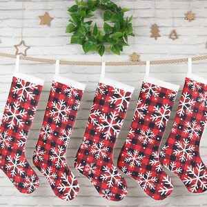 Family Christmas Stockings, Rustic Christmas Decor, Hanging Stockings, Perfect Gift for Christmas, Holiday Stocking, Personalized Gift,