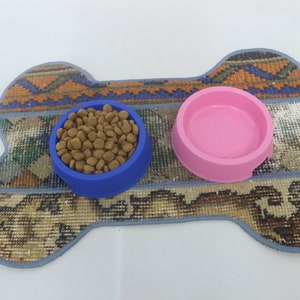 Feeding Pad, Water Pad, Dog Food Pad, Rainbow Mat, Rug Mat, Wholesale Dog Pad, Handmade Pad, Non Slip Pad, Natural Pad, Traditional Pad, 313