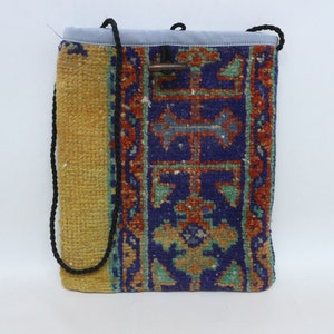 Women Casual Kilim Bag, Handmade Rug Bag, Best Gift For Her, Woven Bag, 11x14, Handmade Bag, Makeup Bag, Best Gift For Her, Travel Bag