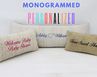 MONOGRAM, Kilim Design,Monogram Listing ,Monogrammed Pillow SAMPLES,Personalized Turkish Kilim Pillows Monogram,Logo Monogram