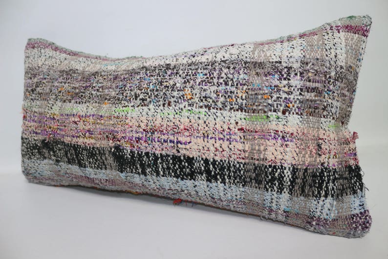 Cotton Kilim Pillow Outdoor Kilim Pillow 12x24 Washable Kilim Etsy