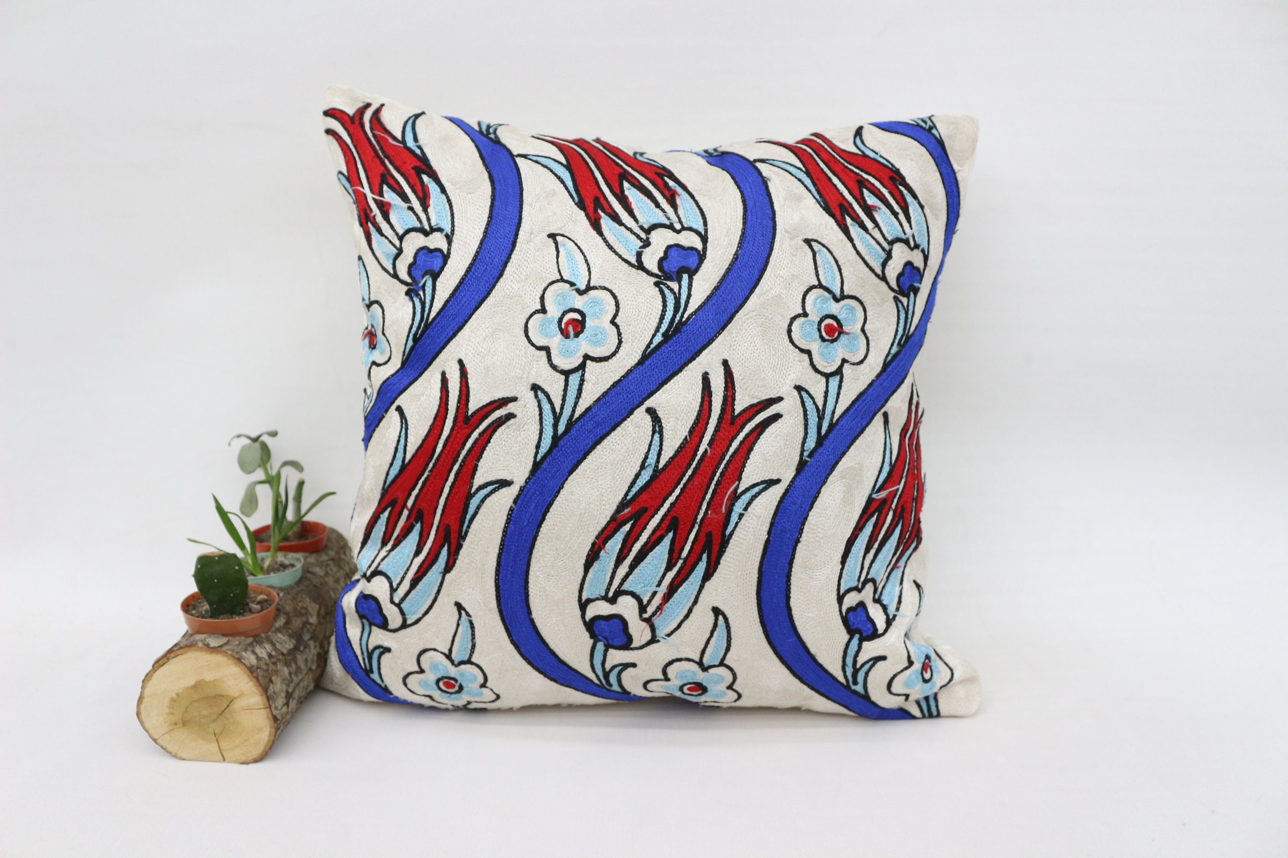 Living Room Pillow 16x16 Kilim Pillow Silk Pillow Pillow Etsy UK