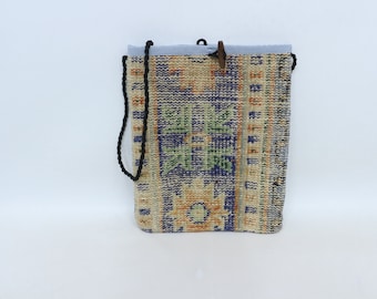 Anatolian Bag, Traditional Kilim Bag, Carpet Bag, Bags For Women, Weekender Bag, 11x14, Decorative Bag, Bags and Purses, Crossbody Bag,